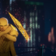 The Ancient One fighting Doctor Strange.